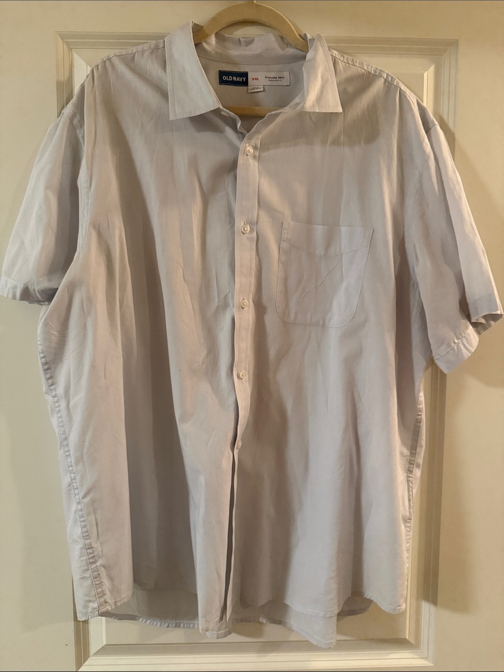 Old Navy Men’s Short-Sleeve Button-Down Shirt - White